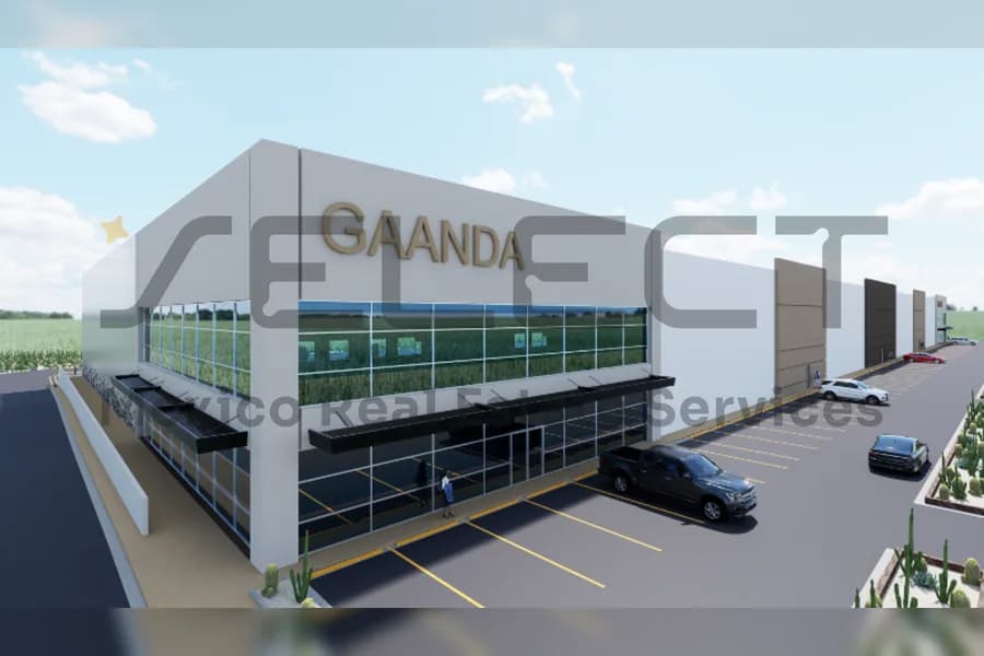 Nave Industrial de 10,500 m² en Renta - Airport Technology (Building GAANDA)