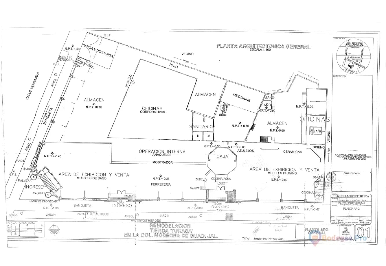 Bodega 2669.5m2 en Jalisco, Guadalajara Centro, Moderna 2