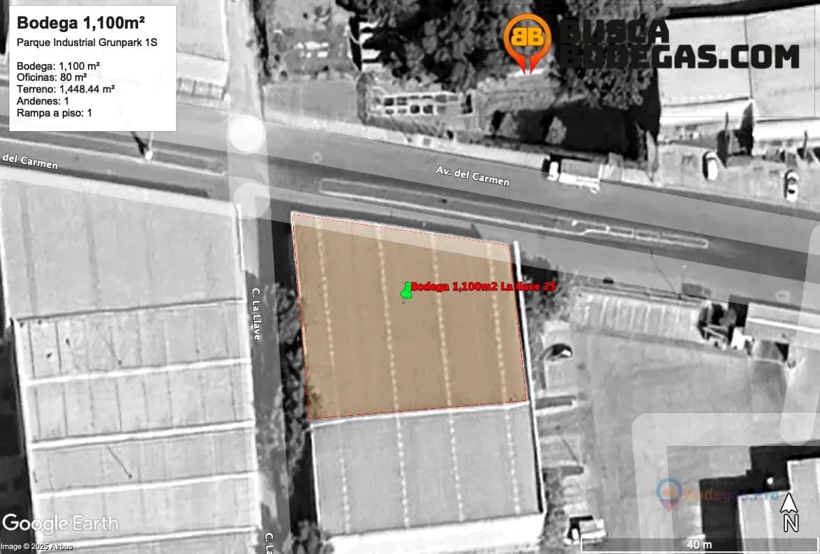 Bodega Industrial 1118m² en Renta con 1 Andenes en Jalisco, Tlaquepaque La Llave